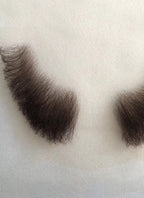 Handmade HD Lace Realistic Brown Sideburns Facial Hair Set MB006