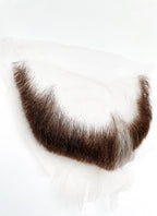 The Dragon Prince Viren Handmade HD Lace Realistic Brown Mixed Grey Beard Facial Hair Set MB008