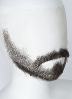 Crimson Desert Kliff Handmade HD Lace Realistic Black Beard and Moustache Facial Hair Set MB012A