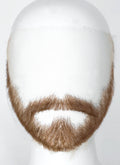 Handmade HD Lace Realistic Brown Beard and Moustache Facial Hair Set MB012