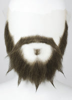 Overwatch Cole Cassidy Handmade HD Lace Realistic Ash Brown Full Beard and Moustache Facial Hair Set MB013