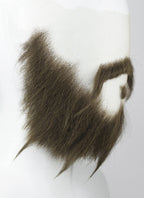 Overwatch Cole Cassidy Handmade HD Lace Realistic Ash Brown Full Beard and Moustache Facial Hair Set MB013