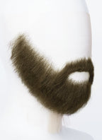 Handmade HD Lace Realistic Greenish Brown Beard and Moustache Facial Hair Set MB020