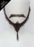 Legend of Vox Machina Shaun Gilmore Handmade HD Lace Realistic Purplish Black Beard and Moustache Facial Hair Set MB049