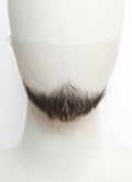 Epic: The Musical Polites Handmade HD Lace Realistic  Natural Black Goatee and Moustache Facial Hair Set MB056