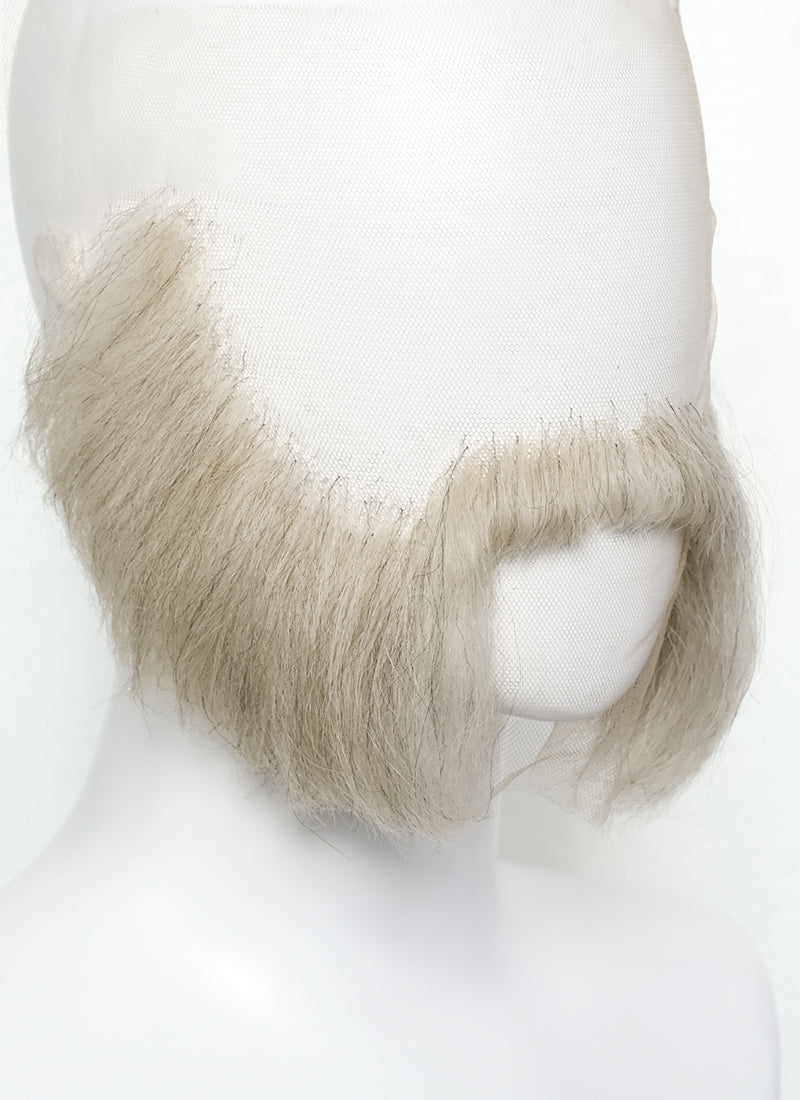 Handmade HD Lace Realistic Blonde Mixed Brown Hulihee Beard and Moustache Facial Hair Set MB059