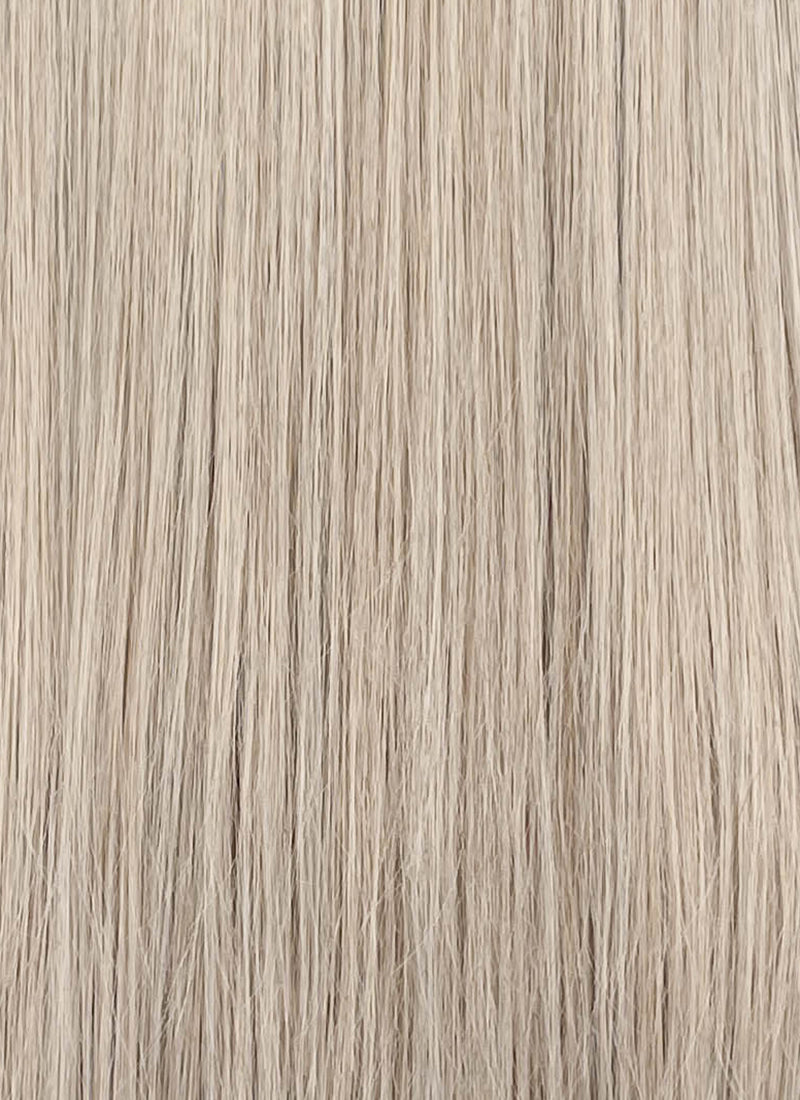 Ash Brown With Dark Roots Straight Synthetic Hair Wig NLCS032