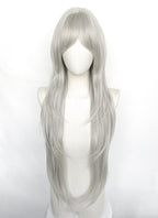 Silver Grey Straight Synthetic Hair Wig NS624