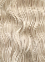 Light Ash Blonde Wavy Synthetic Hair Wig NS625