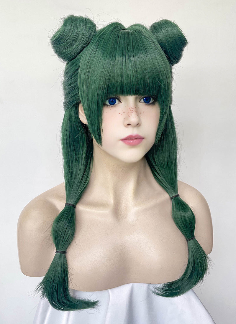 The Apothecary Diaries Maomao Green Braided Synthetic Hair Wig TB1759