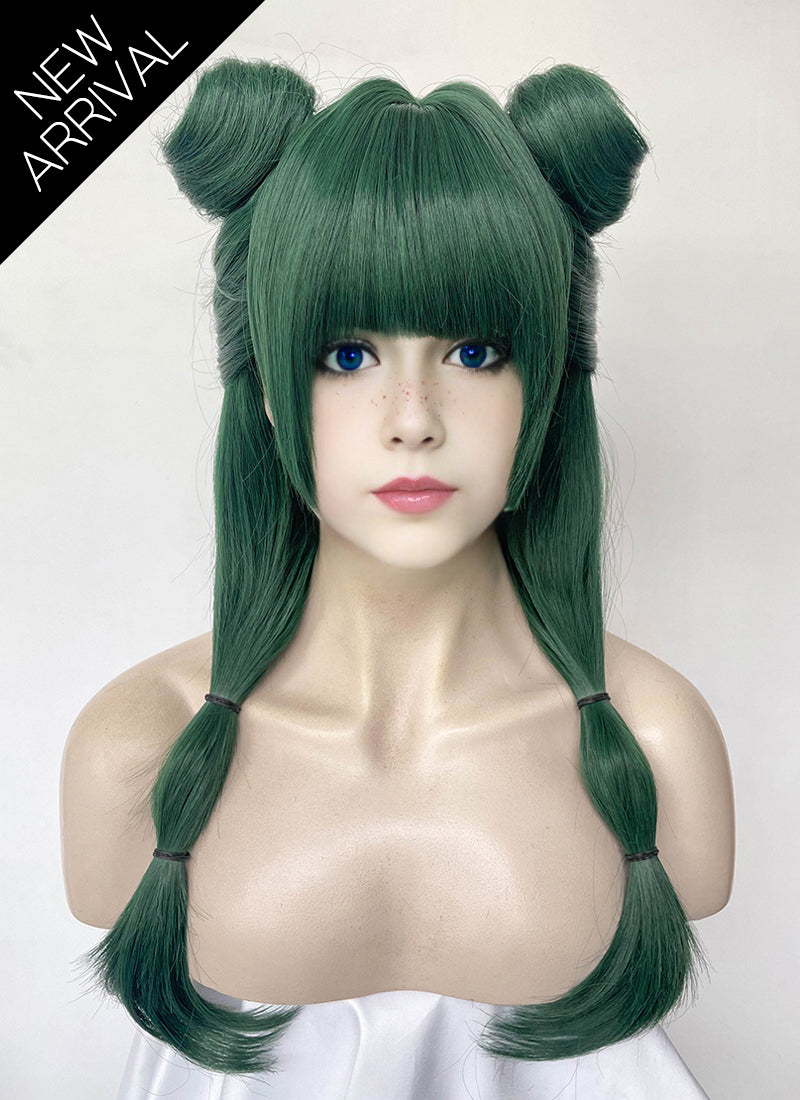 The Apothecary Diaries Maomao Green Braided Synthetic Hair Wig TB1759