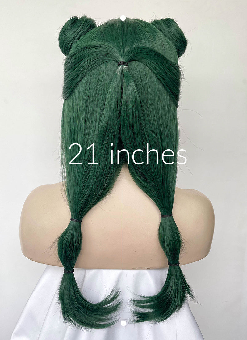 The Apothecary Diaries Maomao Green Braided Synthetic Hair Wig TB1759
