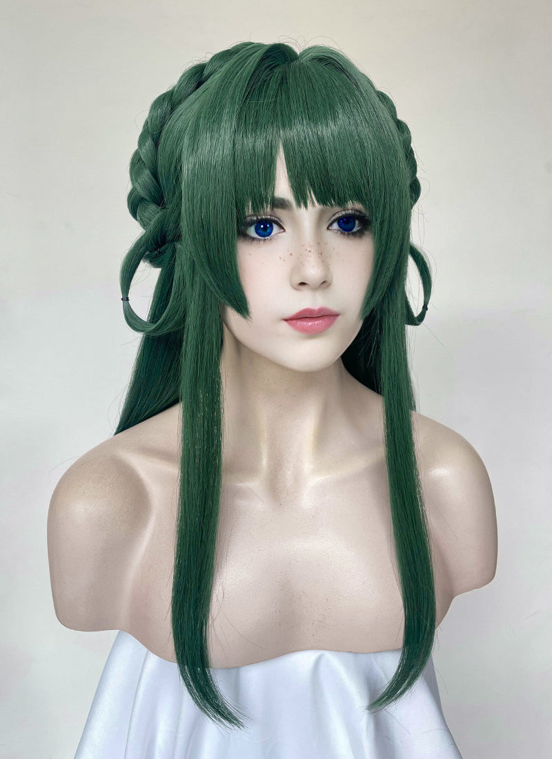 The Apothecary Diaries Maomao Green Braided Synthetic Hair Wig TB1760