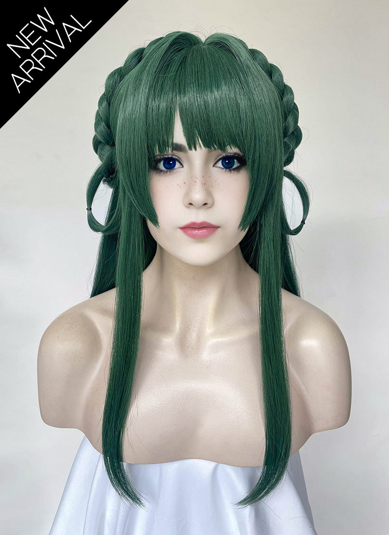 The Apothecary Diaries Maomao Green Braided Synthetic Hair Wig TB1760