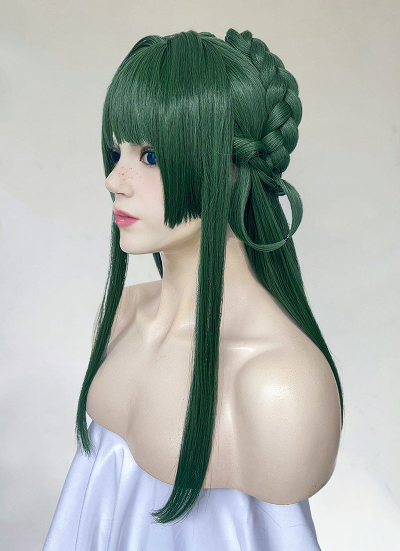 The Apothecary Diaries Maomao Green Braided Synthetic Hair Wig TB1760