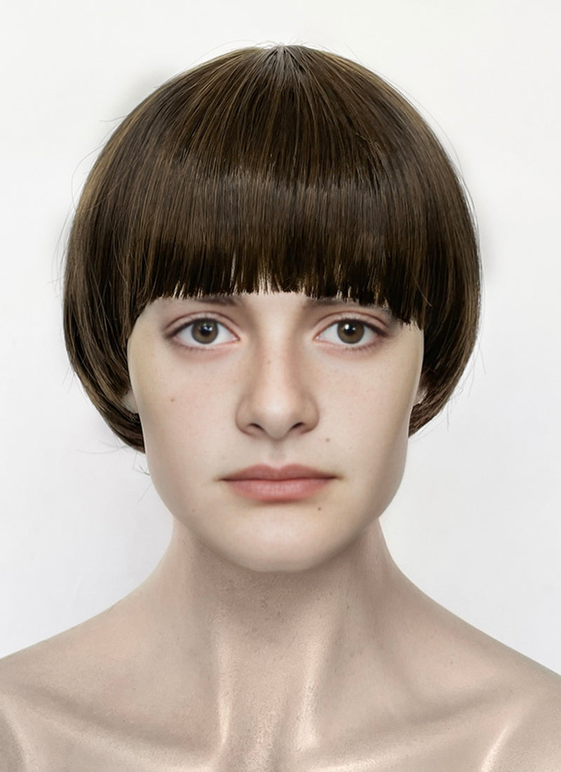 Stranger Things Will Byers Brunette Straight Synthetic Wig TB1770A