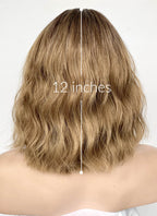 Stranger Things Robin Buckley Blonde With Dark Roots Wavy Synthetic Wig TB1773A