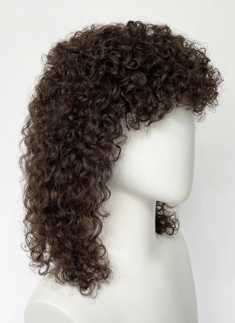 Stranger Things Dustin Henderson Brunette Curly Lace Front Synthetic Wig TBH1772