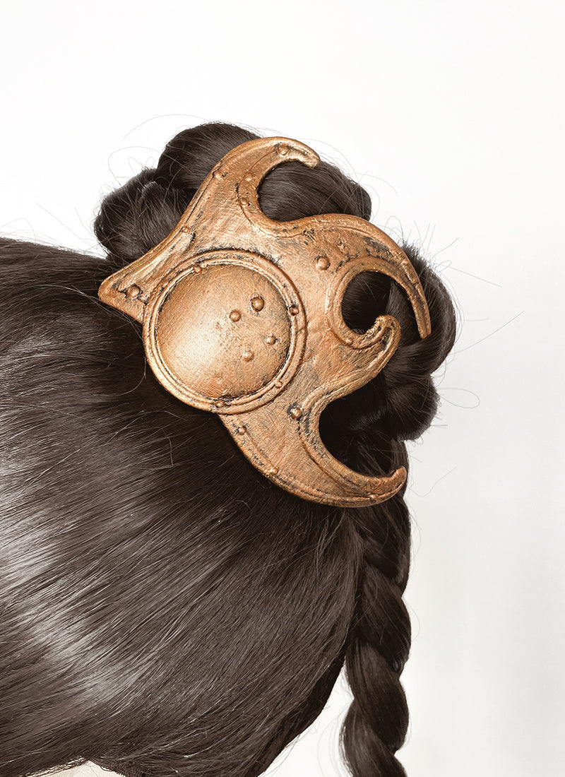 Star Wars Princess Leia Brunette Braided Lace Front Synthetic Wig LF2208