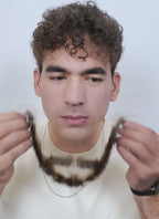 Clair Obscur: Expedition 33 Verso Handmade HD Lace Realistic Black Beard and Moustache Facial Hair Set MB010
