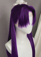 The Apothecary Diaries Jinshi Purple Braided Lace Front Synthetic Men's Wig LF2517