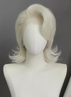 Platinum Blonde Wavy Lace Front Synthetic Wig LF6125