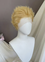 Nana Nobuo Terashima Blonde Wavy Lace Front Synthetic Men's Wig LF6076