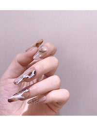 Almond Press-On Nails FN039