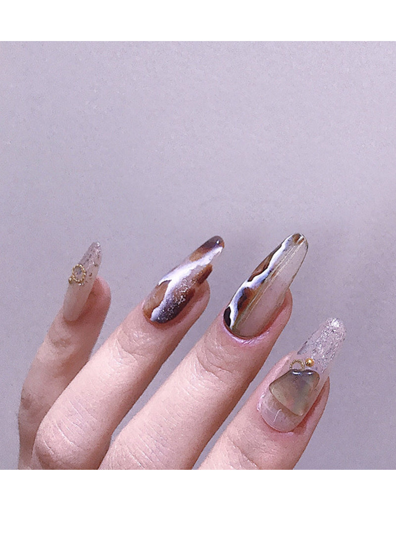 Almond Press-On Nails FN039