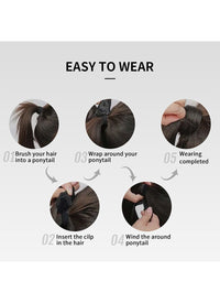 16" Wrap Around Synthetic Ponytail Extension