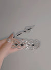 Rhinestone Decor Hair Clip ( 1 Pair )