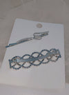 Rhinestone Decor Hair Clip ( 1 Pair )