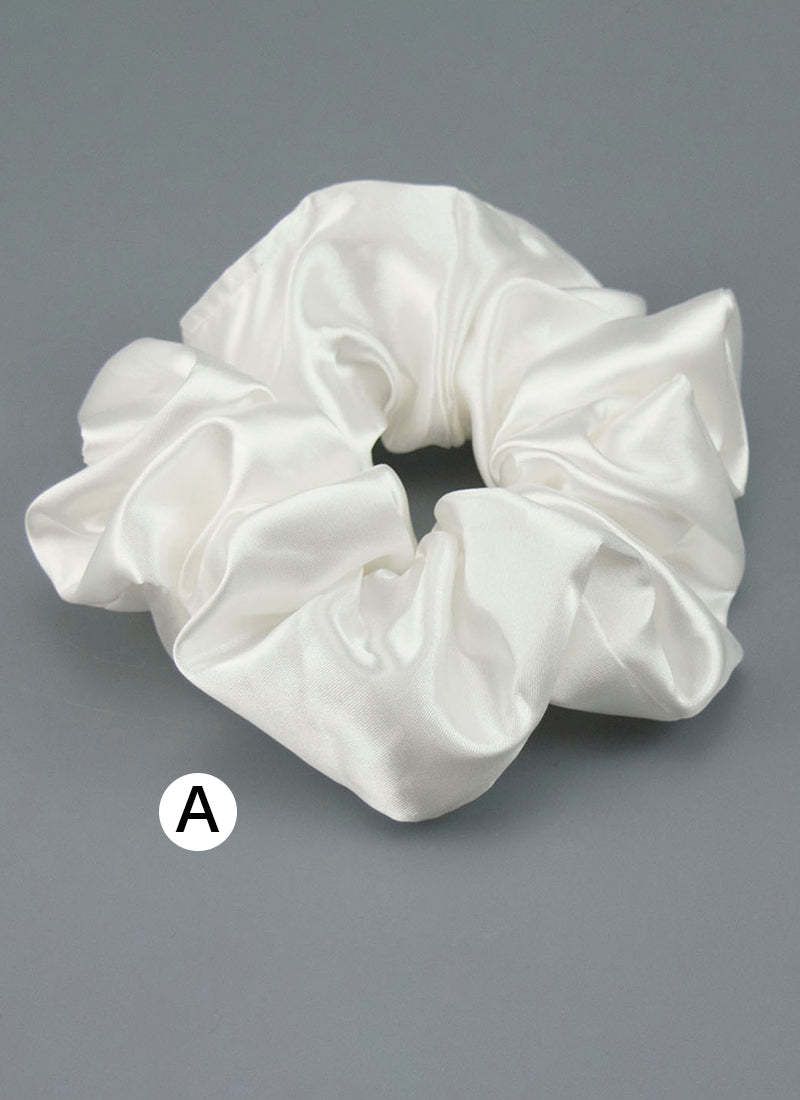 Plain Satin Scrunchie