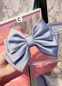 Barbie Bow Knot Satin Hair Clip FS062