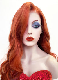 Disney Jessica Rabbit Ginger Wavy Lace Front Synthetic Wig LC735