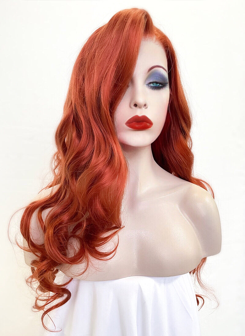 Disney Jessica Rabbit Ginger Wavy Lace Front Synthetic Wig LC735