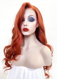 Disney Jessica Rabbit Ginger Wavy Lace Front Synthetic Wig LC735