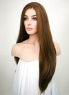 Brunette Straight Lace Front Synthetic Wig LF006