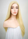 Straight Blonde Lace Front Synthetic Wig LF012