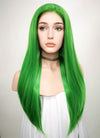 Straight Green Lace Front Synthetic Wig LF031