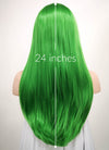 Straight Green Lace Front Synthetic Wig LF031 - Wig Is Fashion