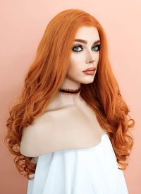 Ginger Wavy Lace Front Synthetic Wig LW085E