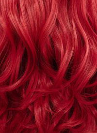 Wavy Red Lace Wig CLF085 (Customisable) - Wig Is Fashion