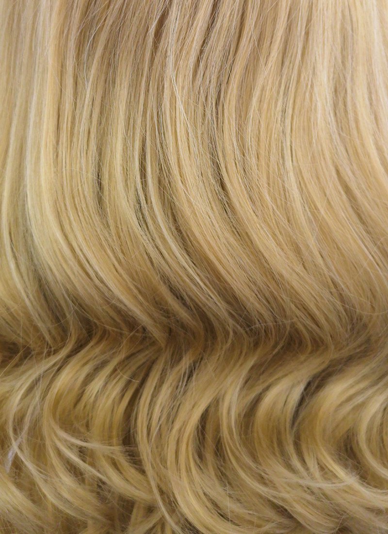 Wavy Golden Blonde Lace Wig CLF119 (Customisable) - Wig Is Fashion
