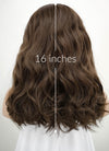 Dark Brown Wavy Lace Front Synthetic Wig LF1265 - Wig Is Fashion