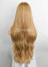 Golden Blonde Wavy Lace Front Synthetic Wig LF1309