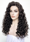 Brunette Spiral Curly Lace Front Synthetic Wig LF1310