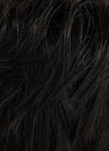 Black Straight Pixie Lace Front Synthetic Men's Wig LF1312B