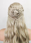 Game of Thrones Daenerys Targaryen Light Ash Blonde Braided Lace Front Synthetic Wig LF2039