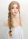 Golden Blonde Braided Lace Front Synthetic Wig LF2046